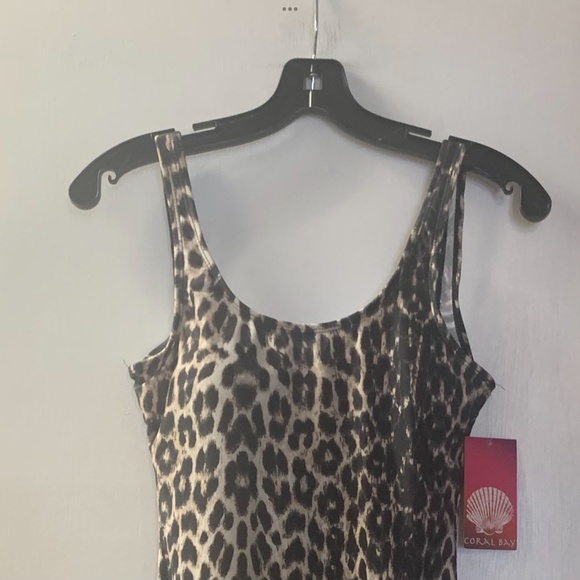 Tank Style One Piece Swimsuit - Picture 2 of 3